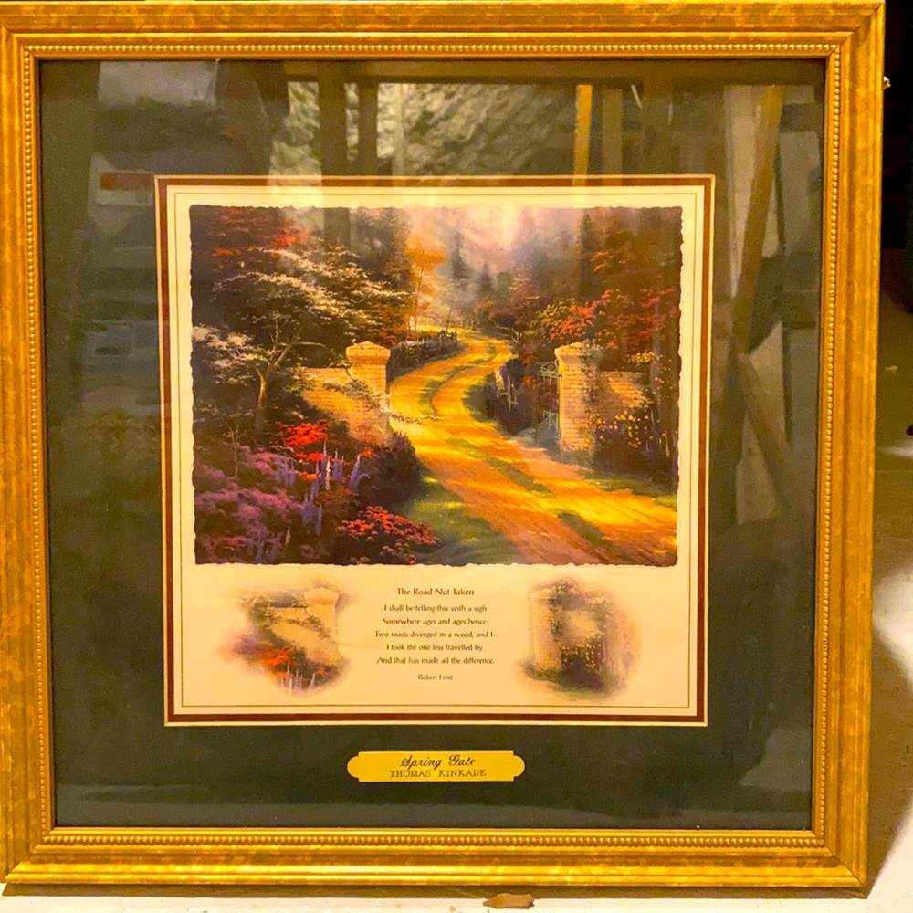 Thomas Kincaid framed print